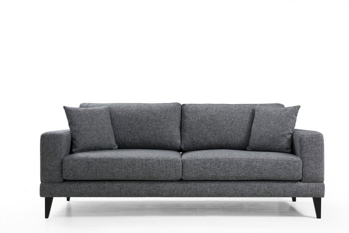 Atelier Del Sofa Sofá Cama 3 Plazas Gris Oscuro 210x90x85 cm